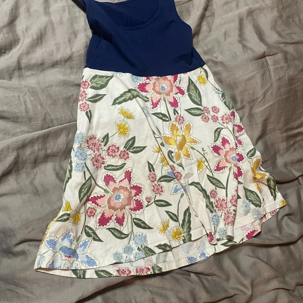 Old‎ Navy Navy and Floral Kids Dress
